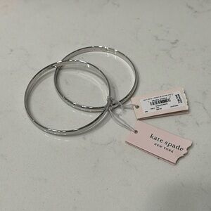 Kate Spade silver bangles